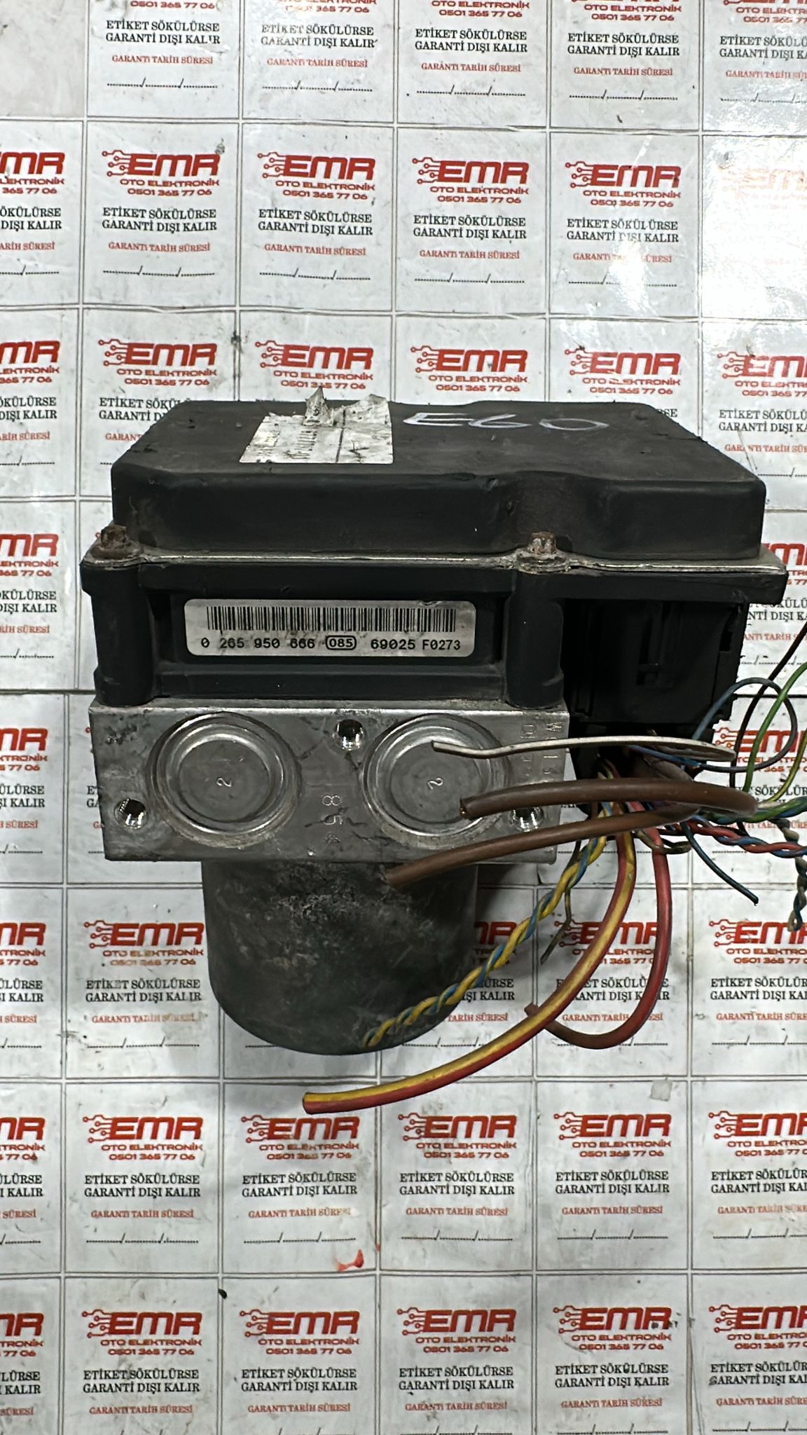 BMW E60 5 SERİSİ ABS BEYNİ 0265950666